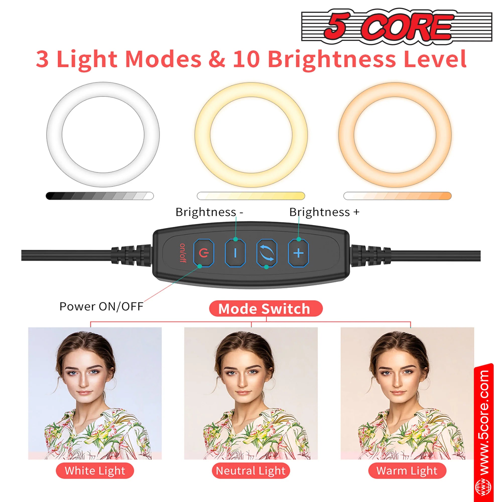 10 Inch  Core Ring Light 