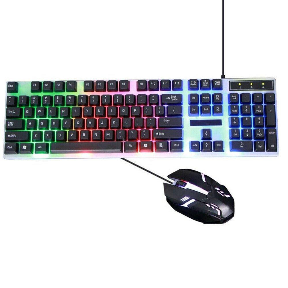 RGB Wired Gaming Keyboard and Mouse Combo