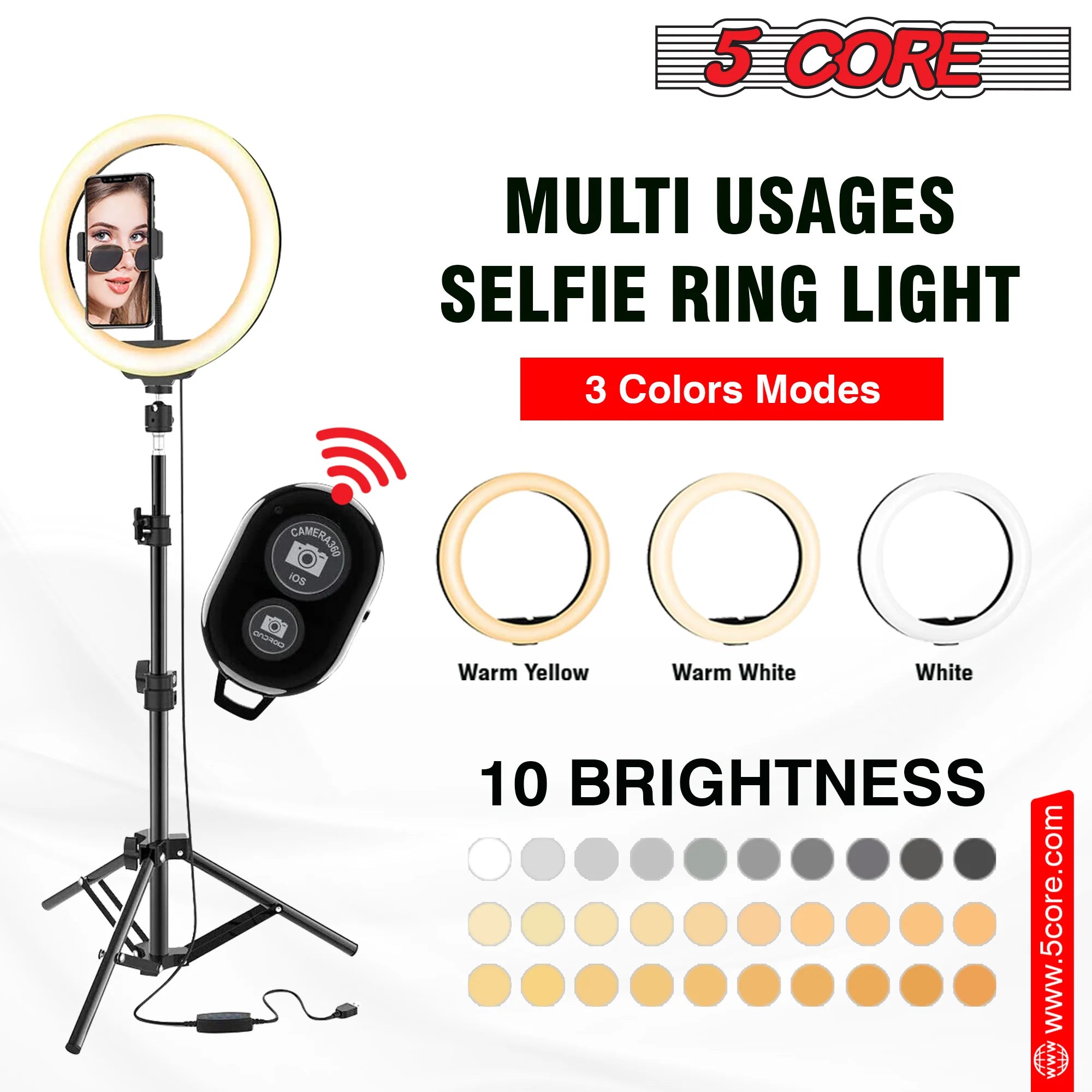 10 Inch  Core Ring Light 