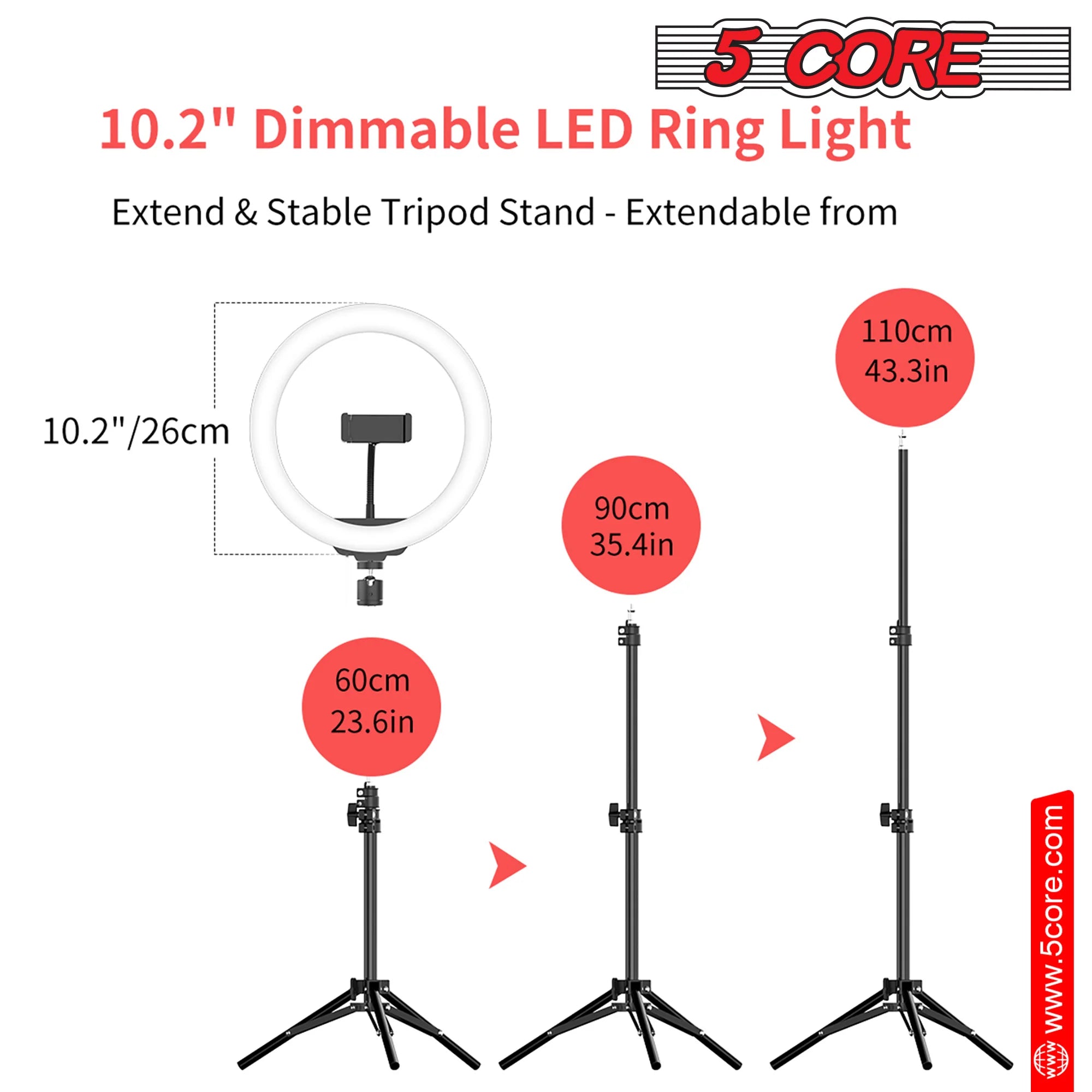 10 Inch  Core Ring Light 