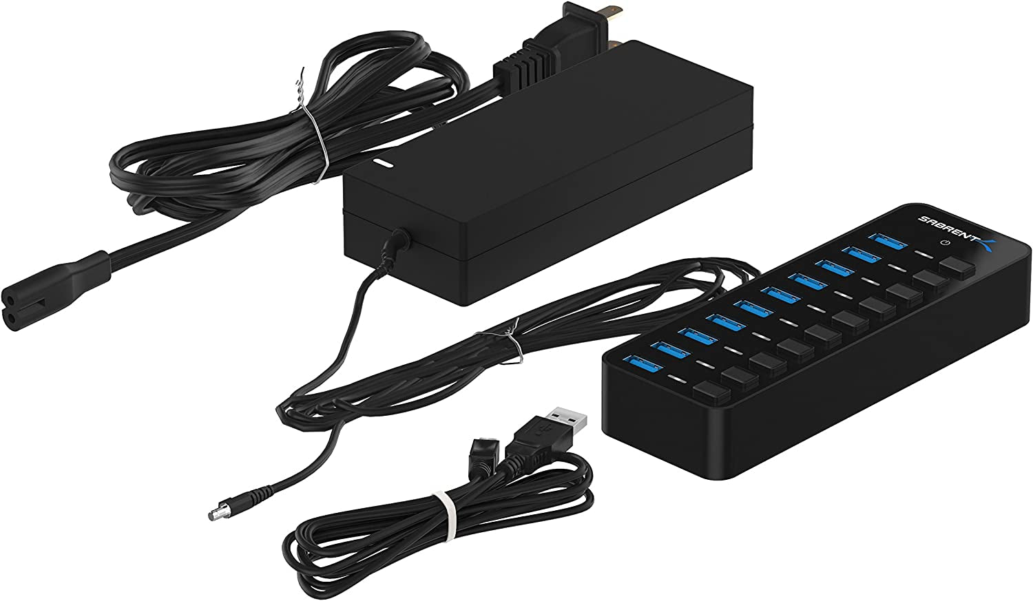 High-Speed USB C Hub with 10 Ports for Enhanced Connectivity