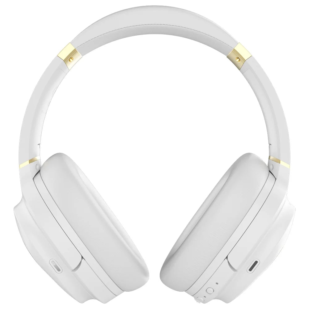 Wireless White ANC Headphones