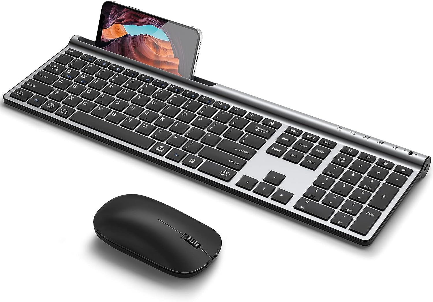  Bluetooth Rechargeable  Wireless Keyboard Mouse Combo 