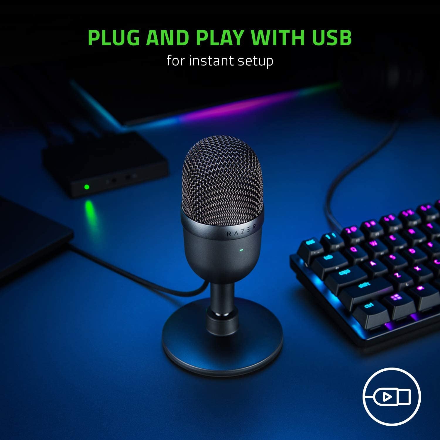 Mini USB Condenser Microphone: for Streaming and Gaming on PC 