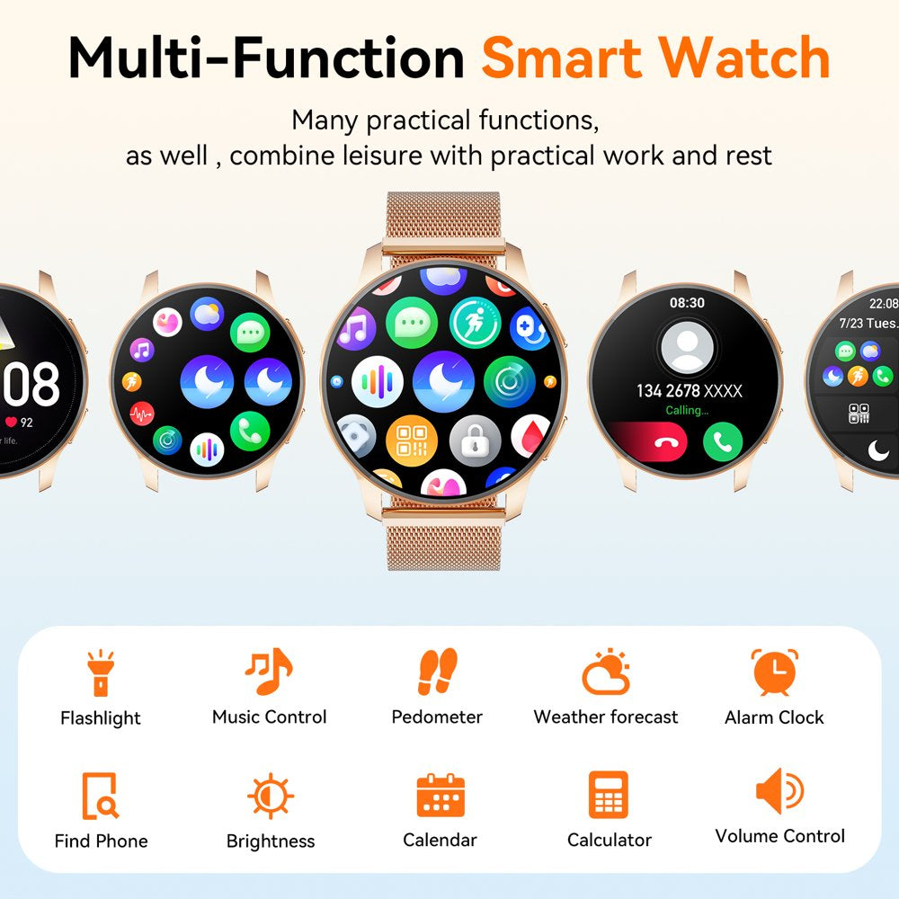 Gold Fitness Smartwatch 1.33