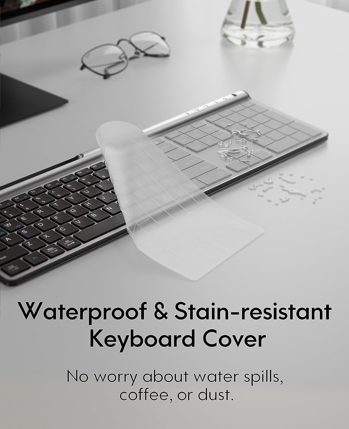  Bluetooth Rechargeable  Wireless Keyboard Mouse Combo 