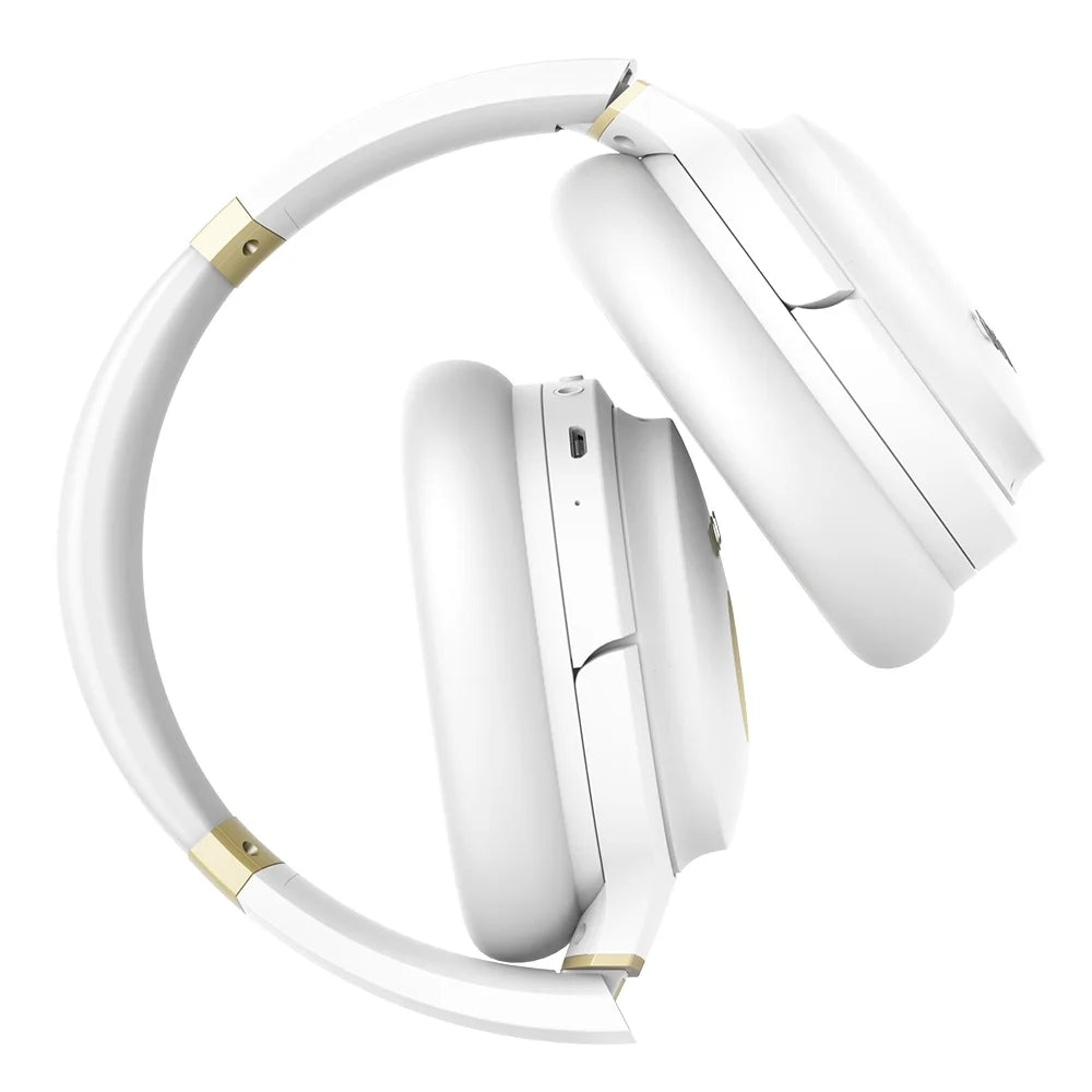 Wireless White ANC Headphones