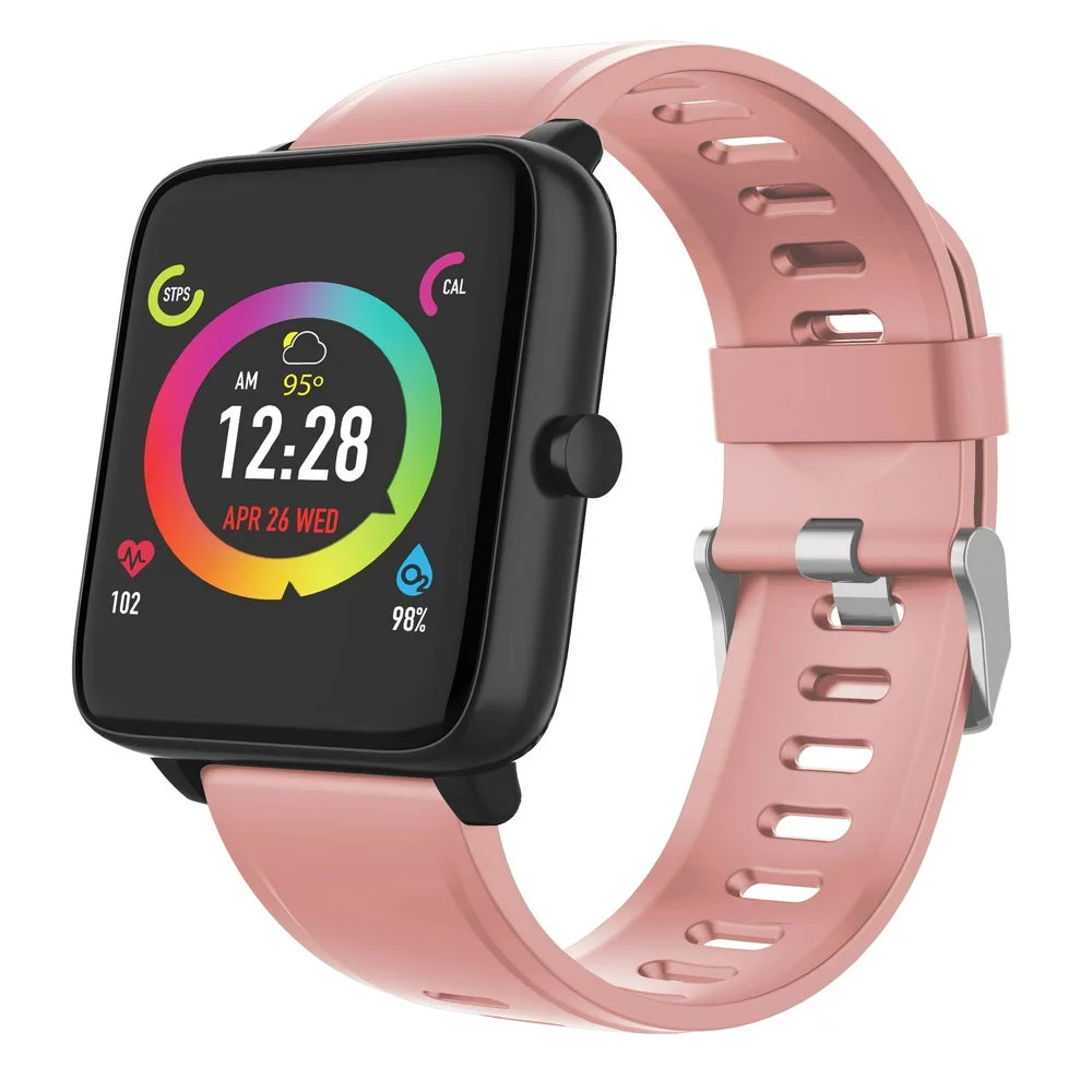 Rose Gold Fitness Smartwatch 