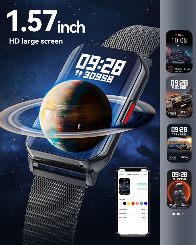 Chic Steel Smartwatch 1.57