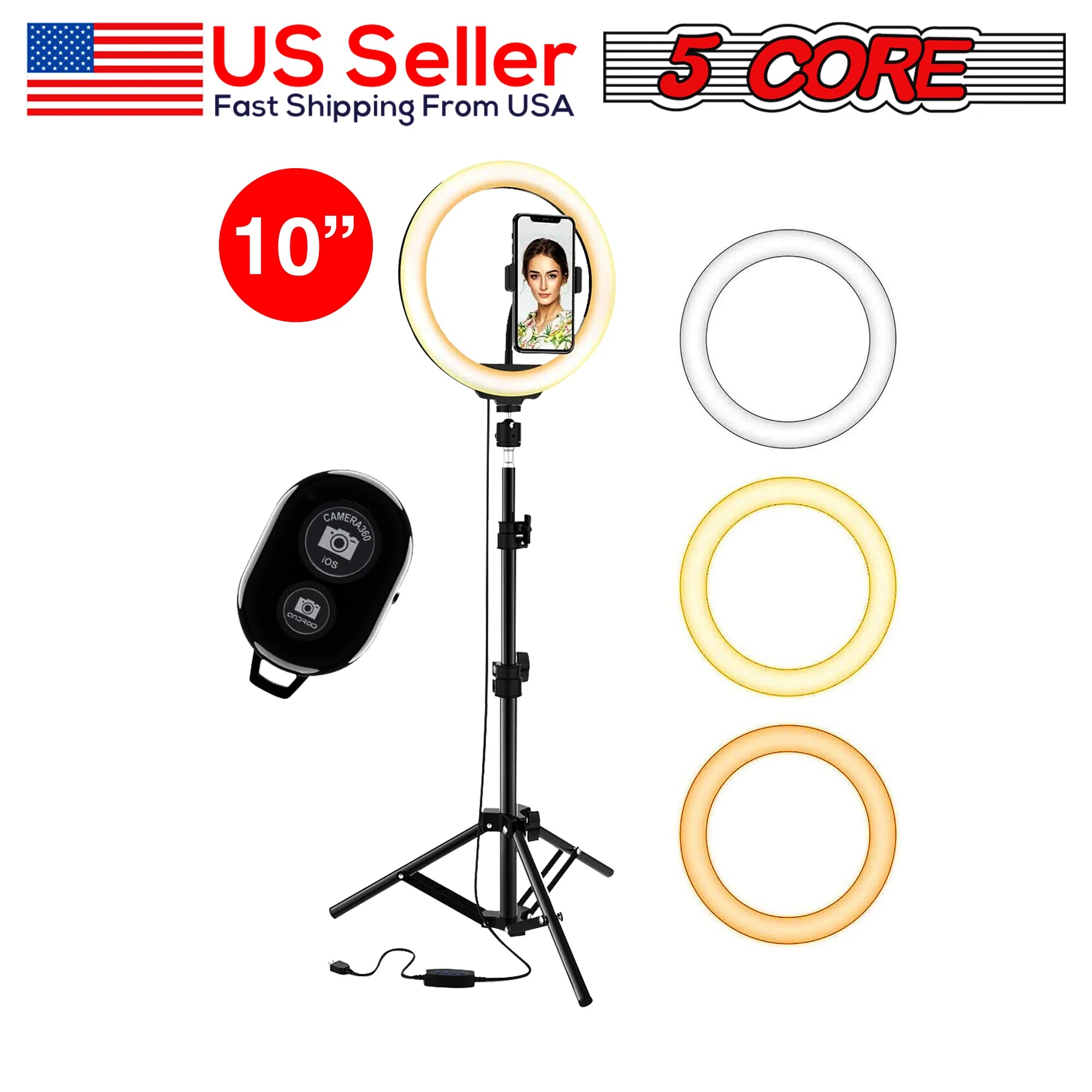 10 Inch  Core Ring Light 