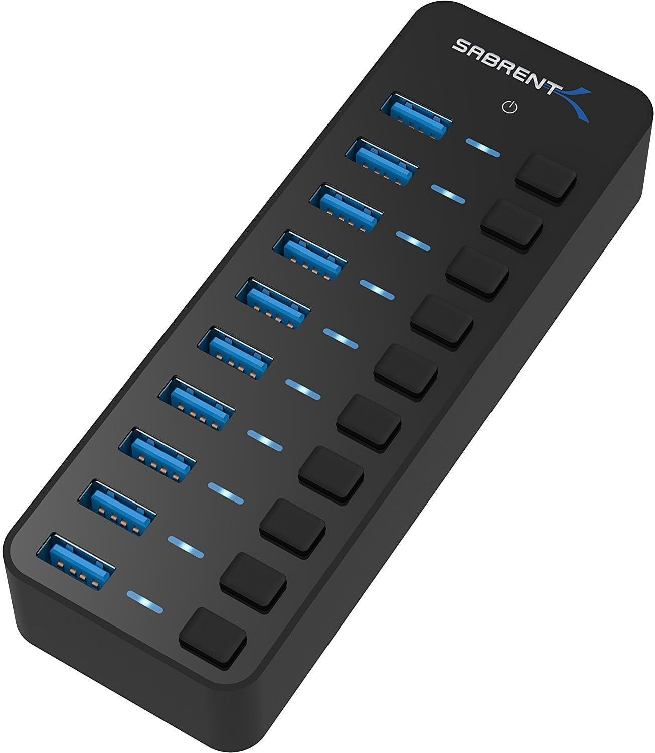 High-Speed USB C Hub with 10 Ports for Enhanced Connectivity